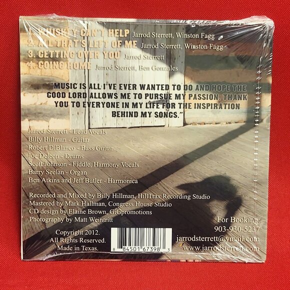 Jarrod Sterrett and the Hired Guns CD 2012 New Sealed - Picture 2 of 6